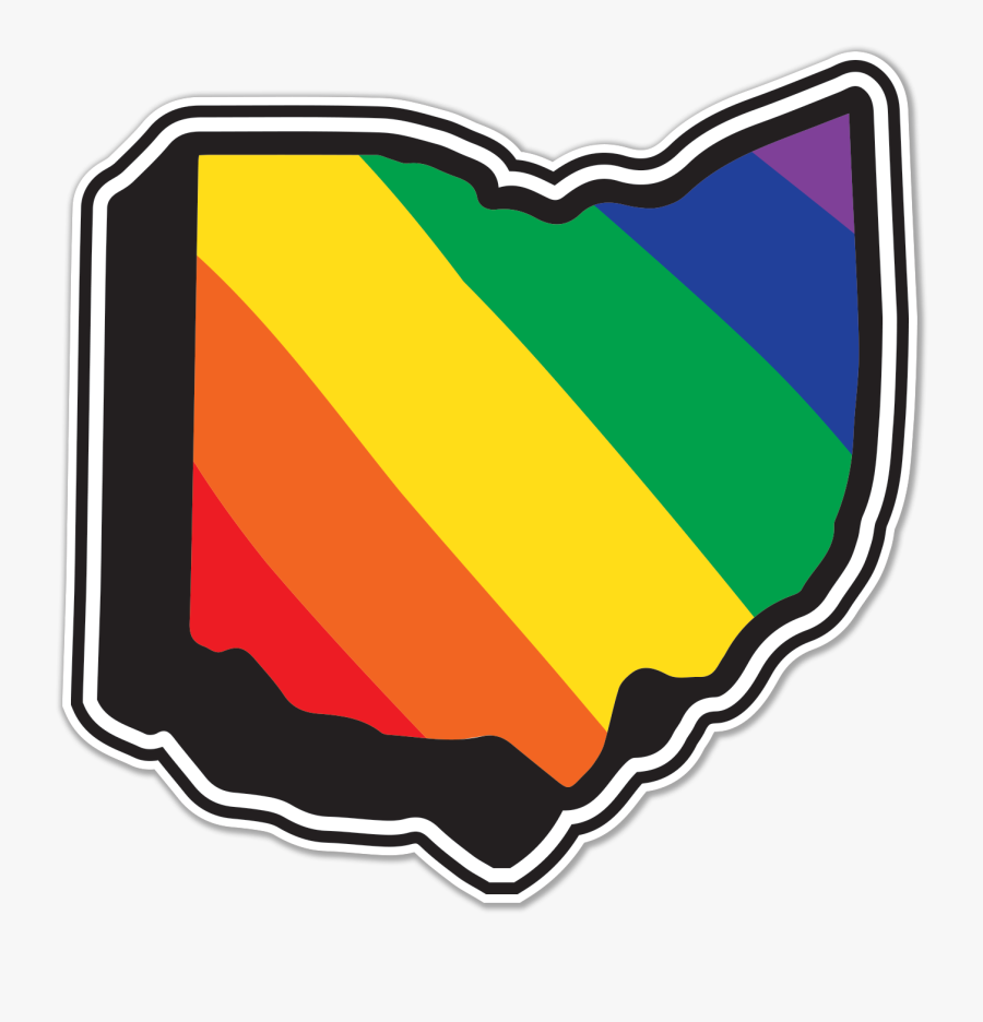 Ohio Pride Sticker, Transparent Clipart