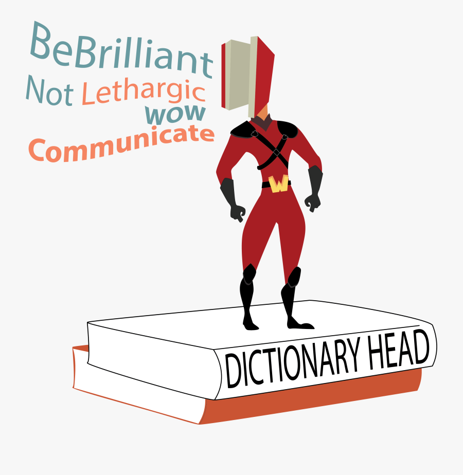 Series Image - Dictionary Head, Transparent Clipart