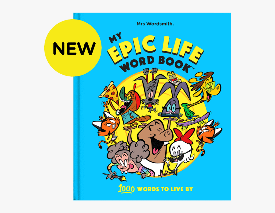My Epic Life Word Book: 1000 Words Every Child Needs, Transparent Clipart