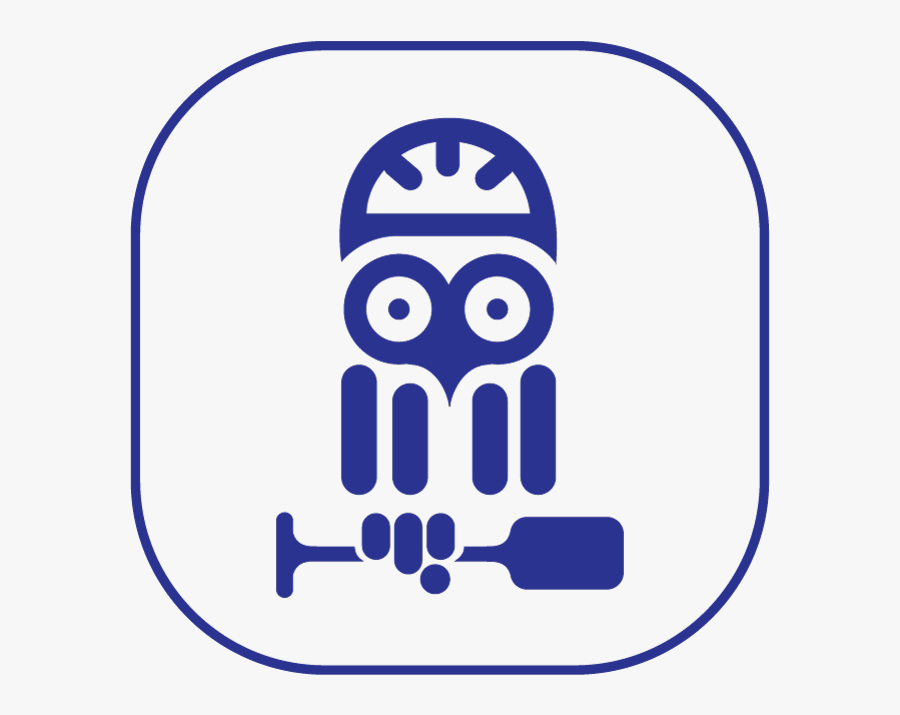 Owl Rafting Logo, Transparent Clipart