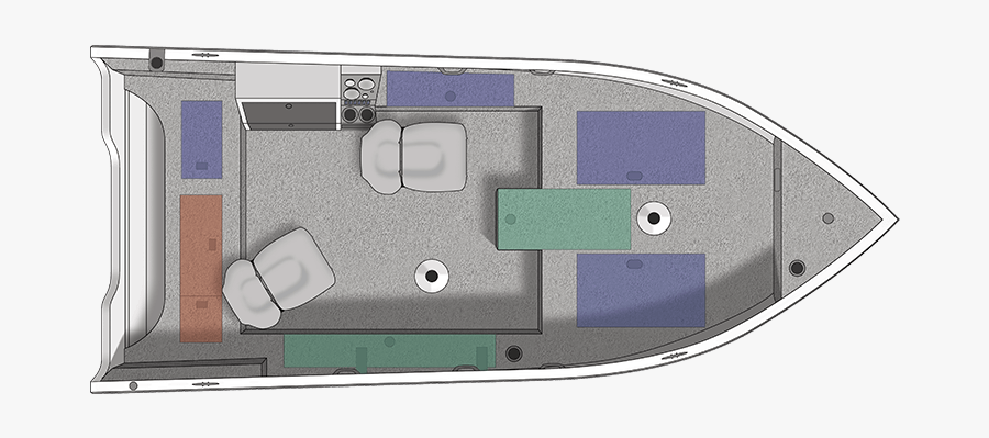 Base Floorplans - Jon Boat, Transparent Clipart