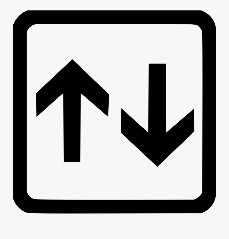 Elevator Pictogram, Transparent Clipart