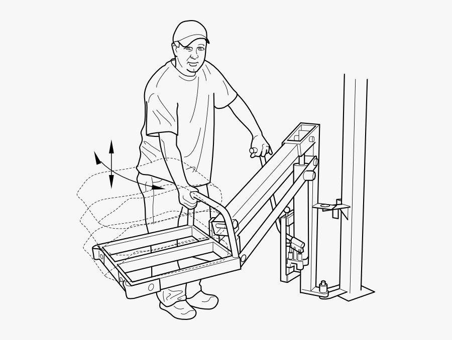 Free Vector Hydraulic Lift Clip Art - Hydraulic Lift, Transparent Clipart