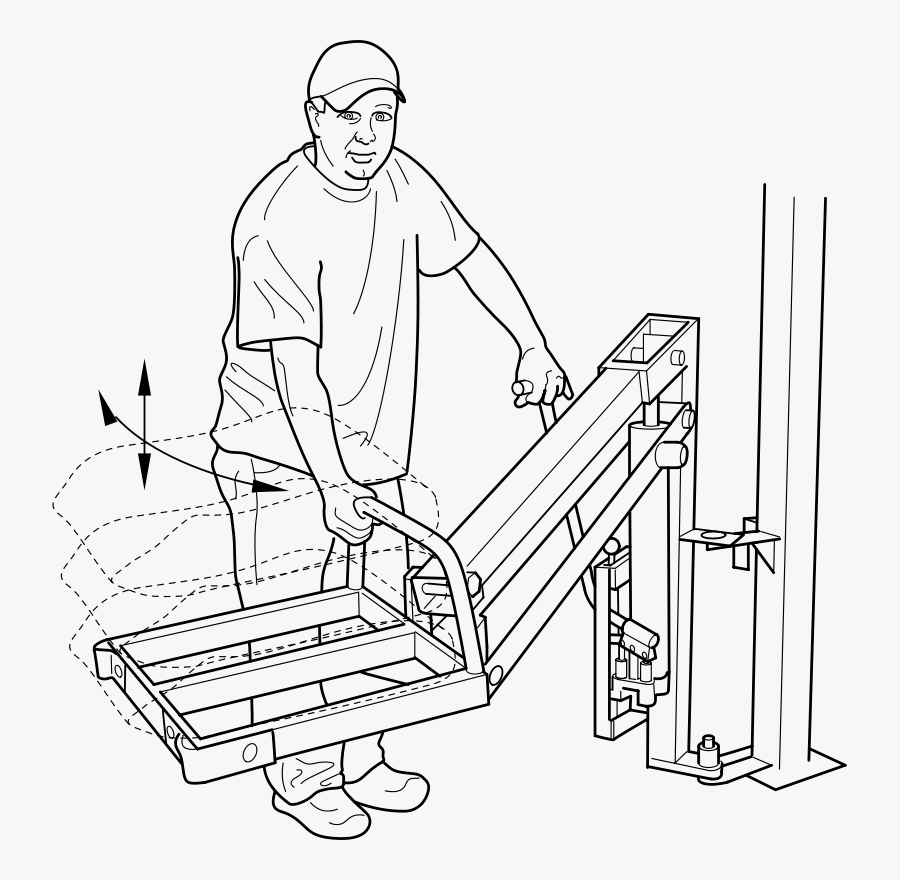Hydraulic Lift, Transparent Clipart