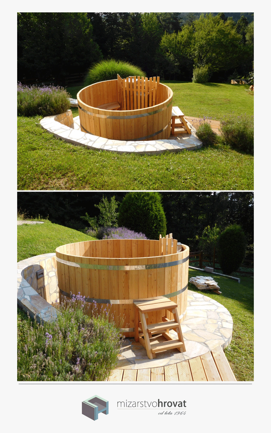 Clip Art Nice Backyard - Badefass Garten, Transparent Clipart