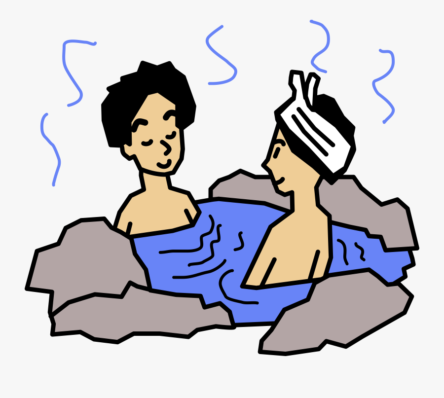 This Free Icons Png Design Of Hot Springs In Japan - Hot Spring Clip Art, Transparent Clipart