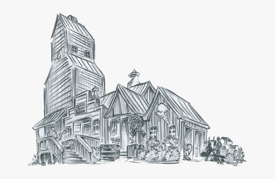 Clip Art Ltnick Bradshaw - Tatamagouche Grain Elevator, Transparent Clipart