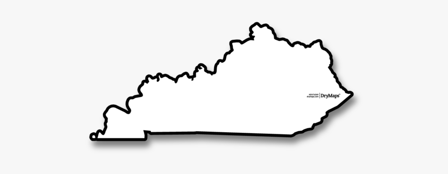 Kentucky - Outline Of Kentucky Clipart, Transparent Clipart