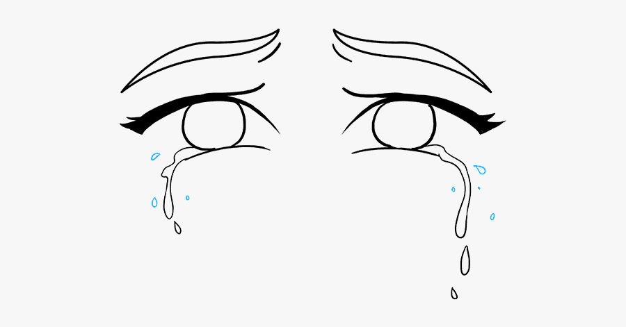 Clip Art How To Draw Really Sad Girl Crying Drawing Eys Free