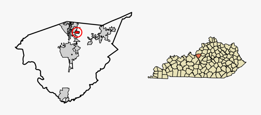 Map Of Kentucky, Transparent Clipart