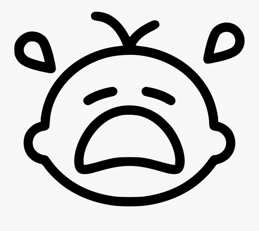 Crying Baby Comments - Crying Child Icon, Transparent Clipart