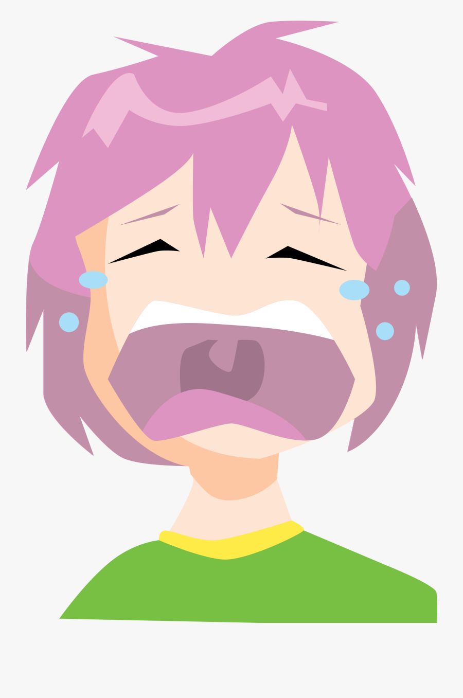 Crying Boy - Portable Network Graphics, Transparent Clipart