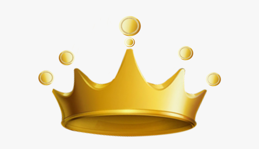 #crown #tiara #tiaras #gold #golden #king #qween #princess - Vector Golden King Crown, Transparent Clipart