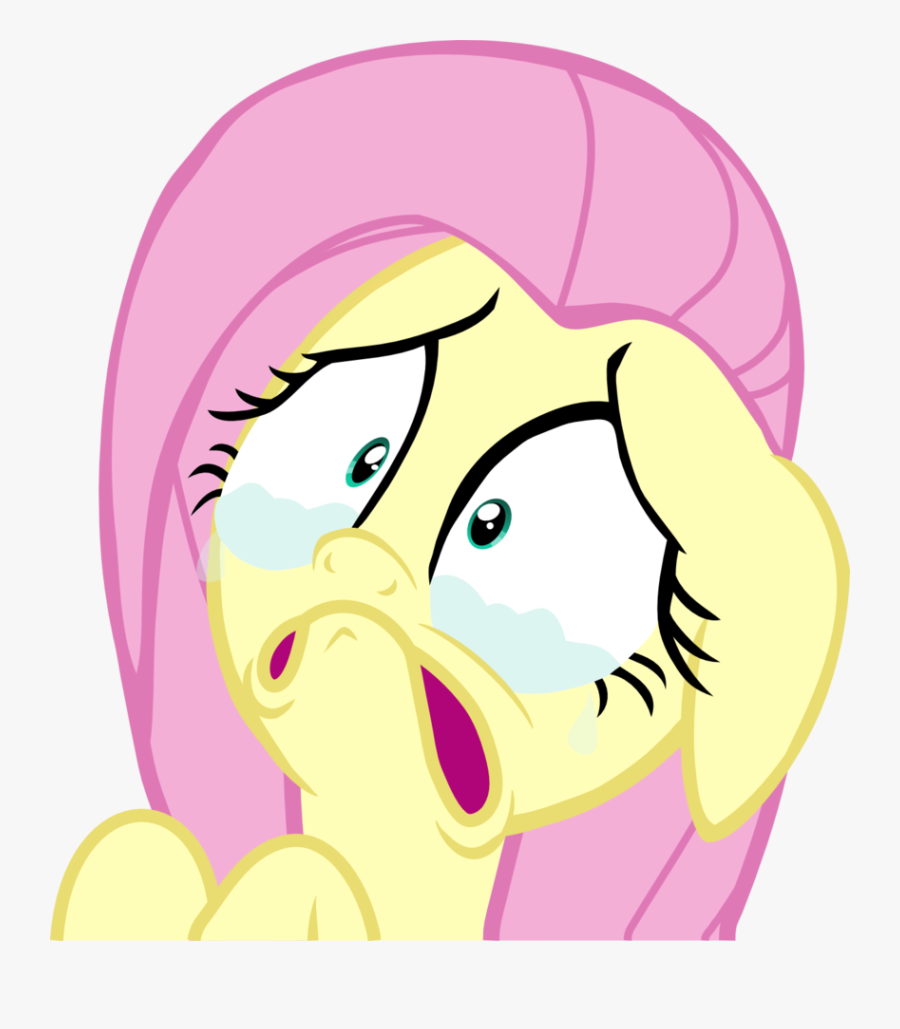Fluttershy Is Going To Cry By Mighty355 - Mlp Fluttershy Crying, Transparent Clipart