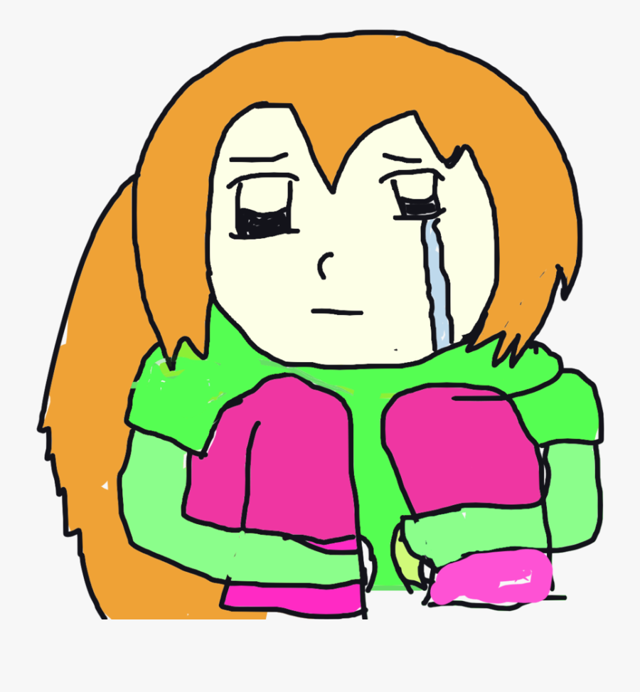 Crying Girl, Transparent Clipart