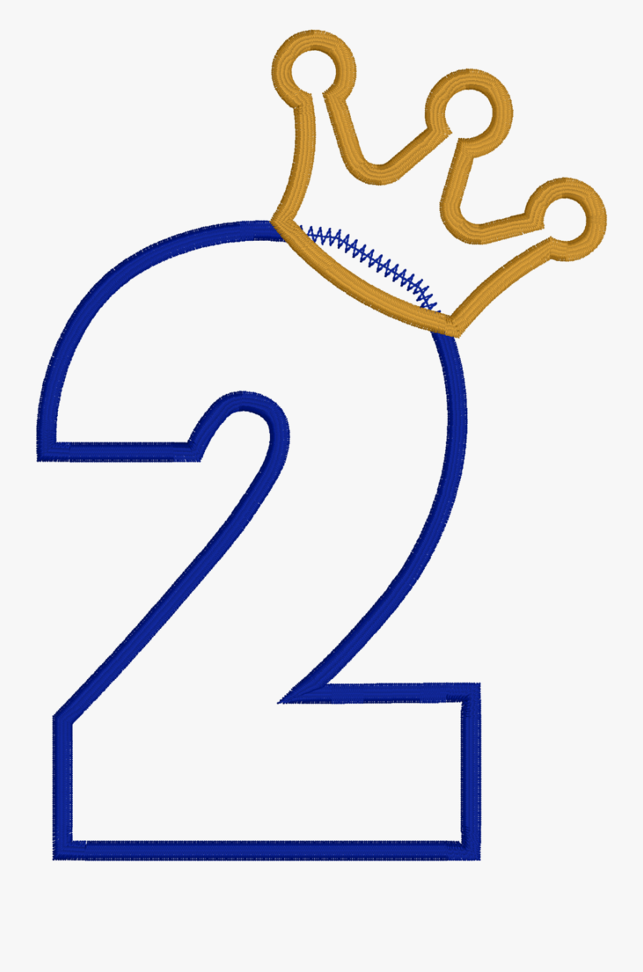 2 Number Design With Birthday Crown, Transparent Clipart