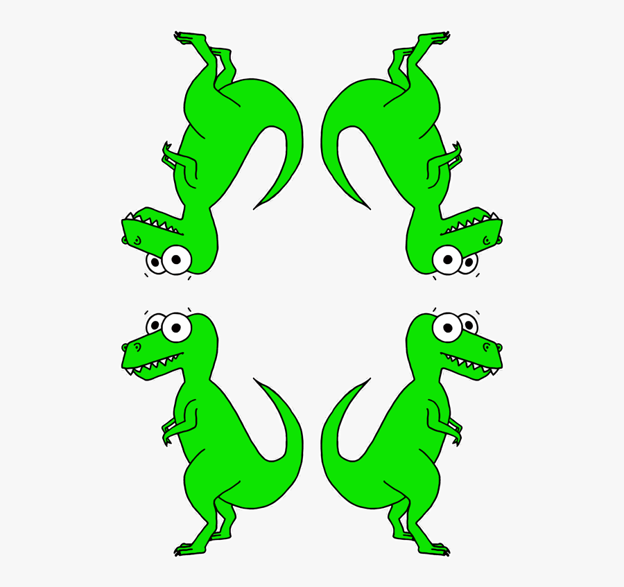 Transparent Cute T Rex Clipart - Cartoon, Transparent Clipart