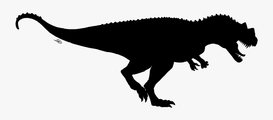 Tyrannosaurus Silhouette Clip Art Dinosaur Vector Graphics - Khung Long Vector Black, Transparent Clipart