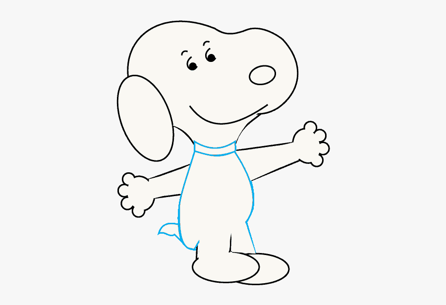 How To Draw Snoopy - Cartoon, Transparent Clipart