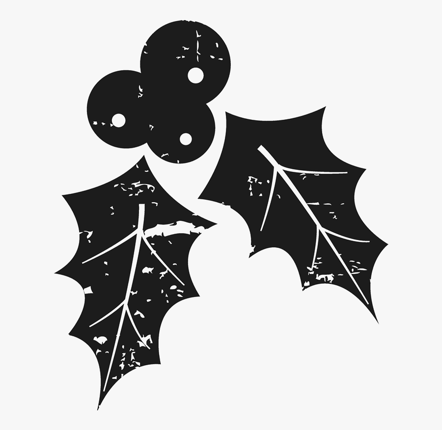 Holly Stamp, Transparent Clipart