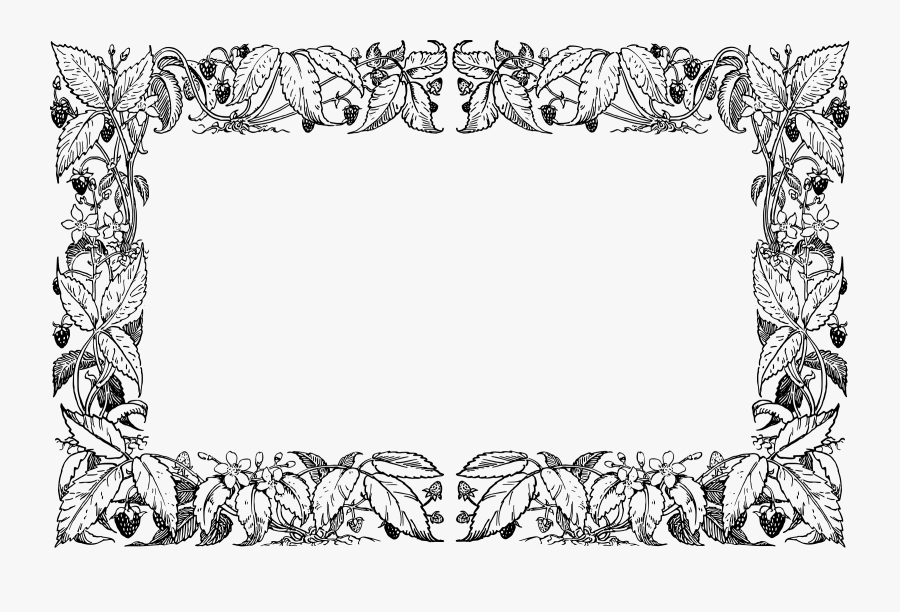 Berry Frame Clip Arts - Frame Drawing, Transparent Clipart