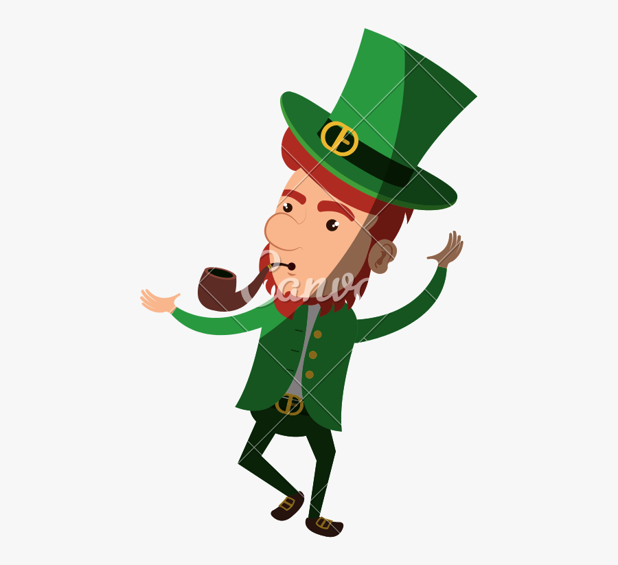 Clip Art Irish Elf - Leprechaun, Transparent Clipart