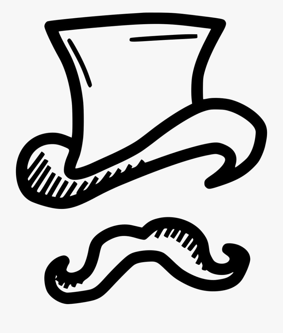 Leprechaun Hat Irish Moustache, Transparent Clipart