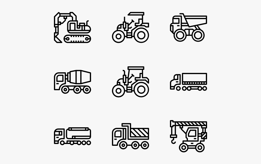 Construction Car - Bulldozer Icon, Transparent Clipart