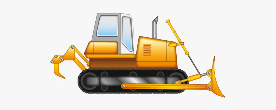 Bulldozer, Transparent Clipart
