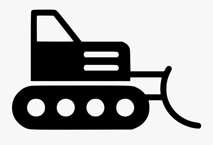 Bulldozer - Demolition Icon, Transparent Clipart
