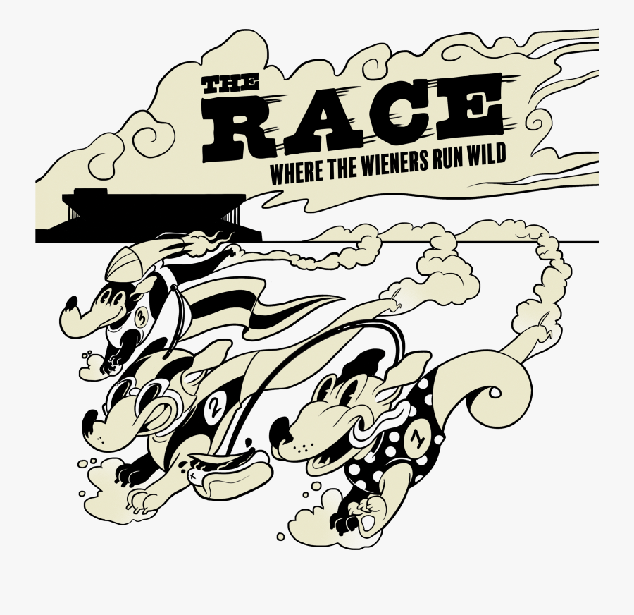 Wienerschnitzel The Race - Illustration, Transparent Clipart