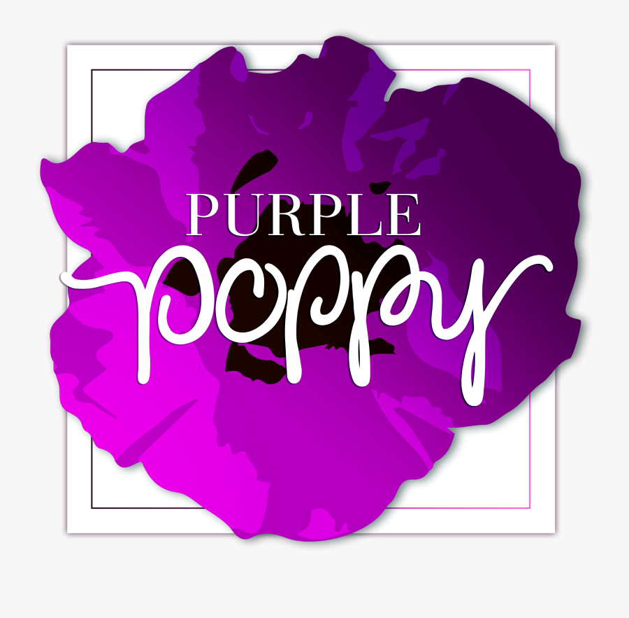 Purple Poppy Logo - Purple Poppy Pin Purchase Canada, Transparent Clipart