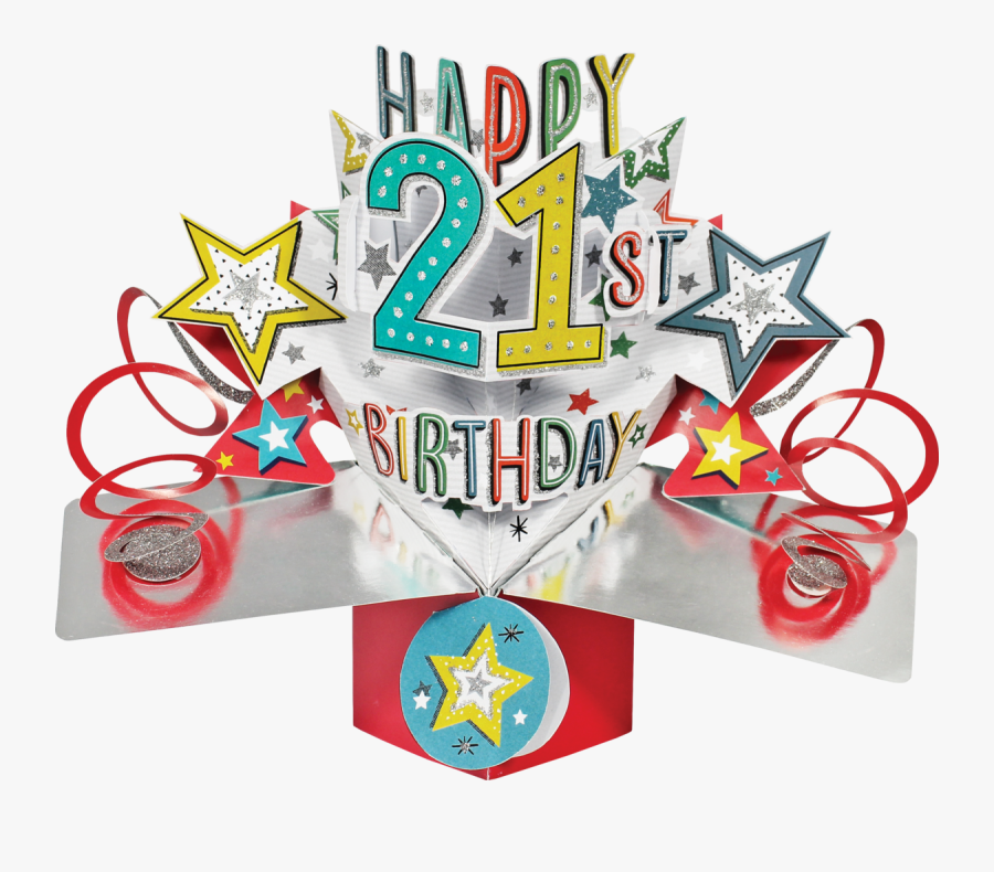 21st Birthday, Transparent Clipart