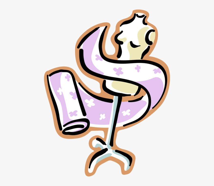 Vector Illustration Of Fashion Design And Garment Industry - Fashion Design Clipart, Transparent Clipart