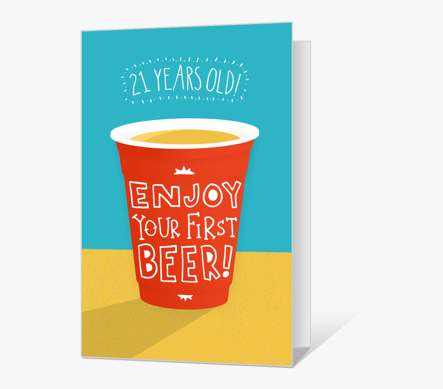 21st Birthday Printable - French Fries, Transparent Clipart