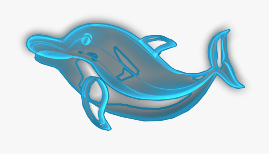 #ftestickers #clipart #cartoon #dolphin #transparent - Common Bottlenose Dolphin, Transparent Clipart