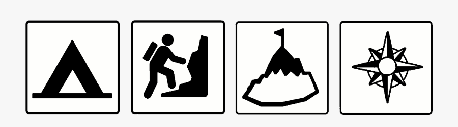 Transparent Photo Gallery Icon Png - Rock Climbing Clip Art, Transparent Clipart