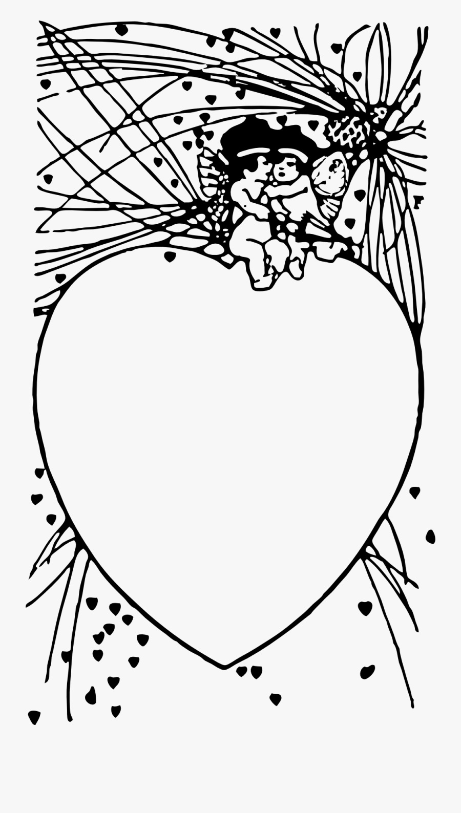 Cupid Frame - Frames Clip Art, Transparent Clipart