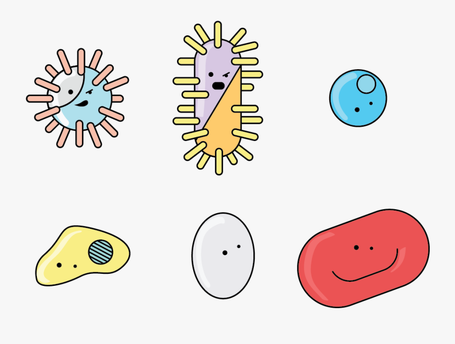 Transparent Background Pencil And - Transparent Background Germs Clipart, Transparent Clipart