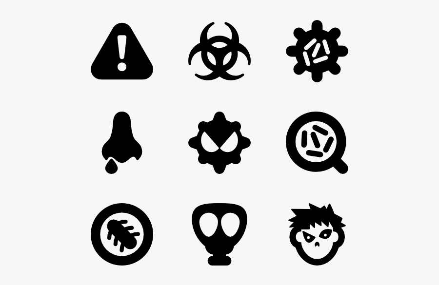 Dangerous Icons, Transparent Clipart