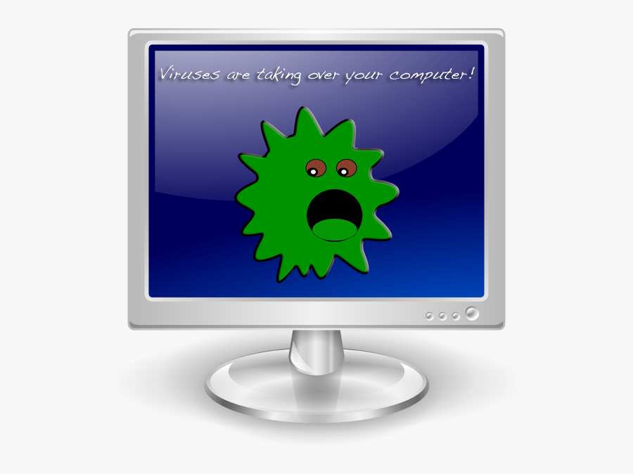 Transparent Computer Virus Png - Clip Art Public Domain Computer, Transparent Clipart