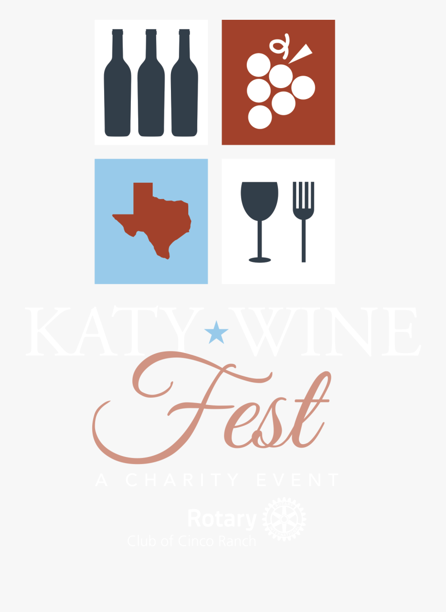 Katy Wine Fest Logo, Transparent Clipart