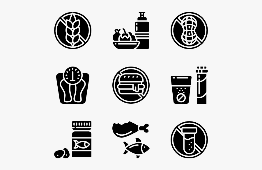 Diet And Nutrition - Free E Learning Icon, Transparent Clipart