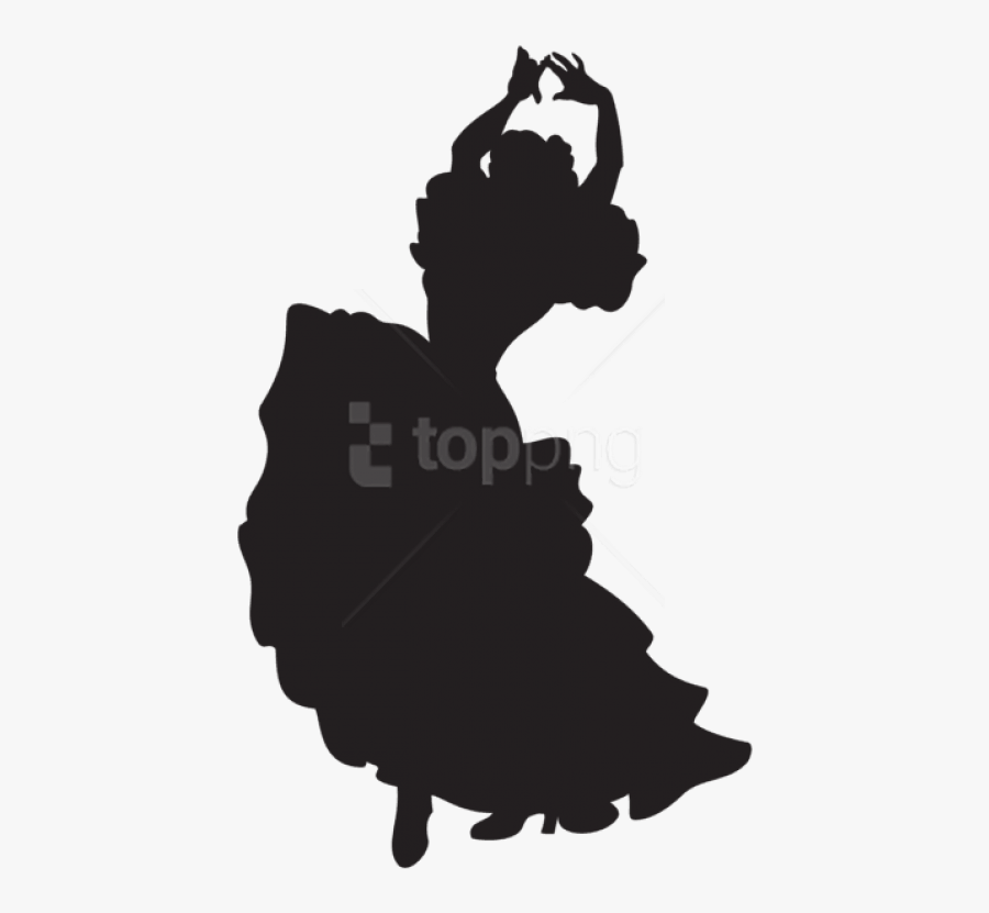 Free Png Spanish Dancer Silhouette Png - Spanish Dancer Clipart, Transparent Clipart