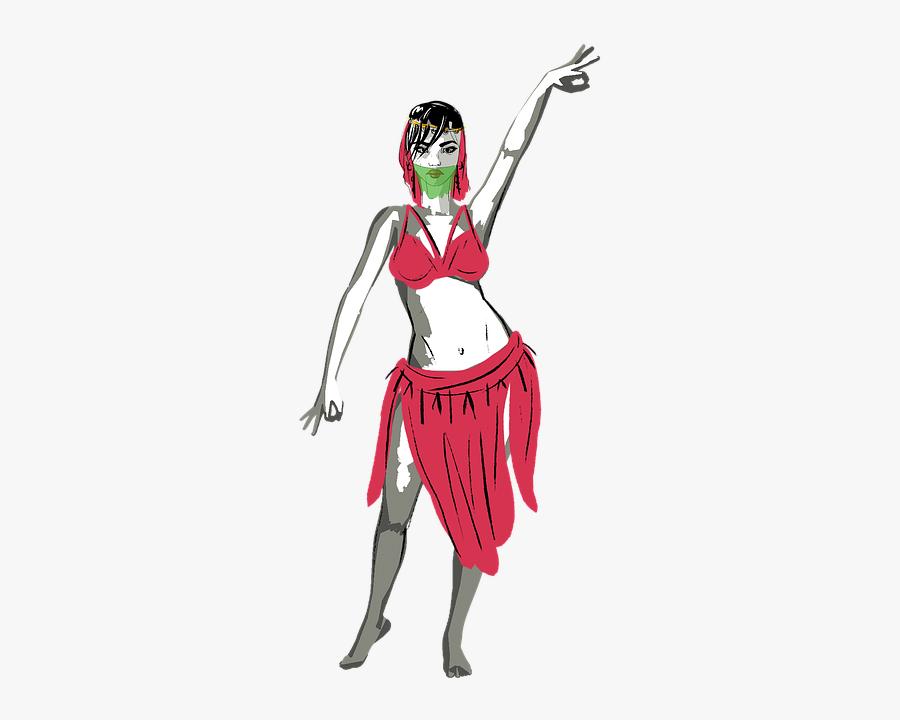 Belly Dancer, Dancer, Woman, Female, Sexy, Dance - Illustration, Transparent Clipart