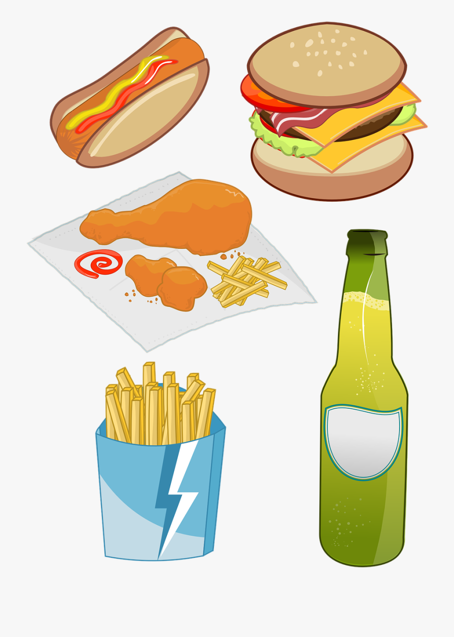 Comidas Y Bebidas Rapidas, Transparent Clipart