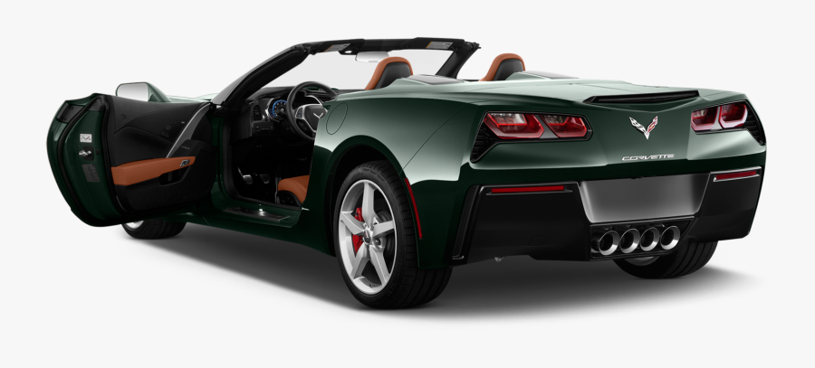 Driving Clipart Red Convertible - Corvette Car, Transparent Clipart