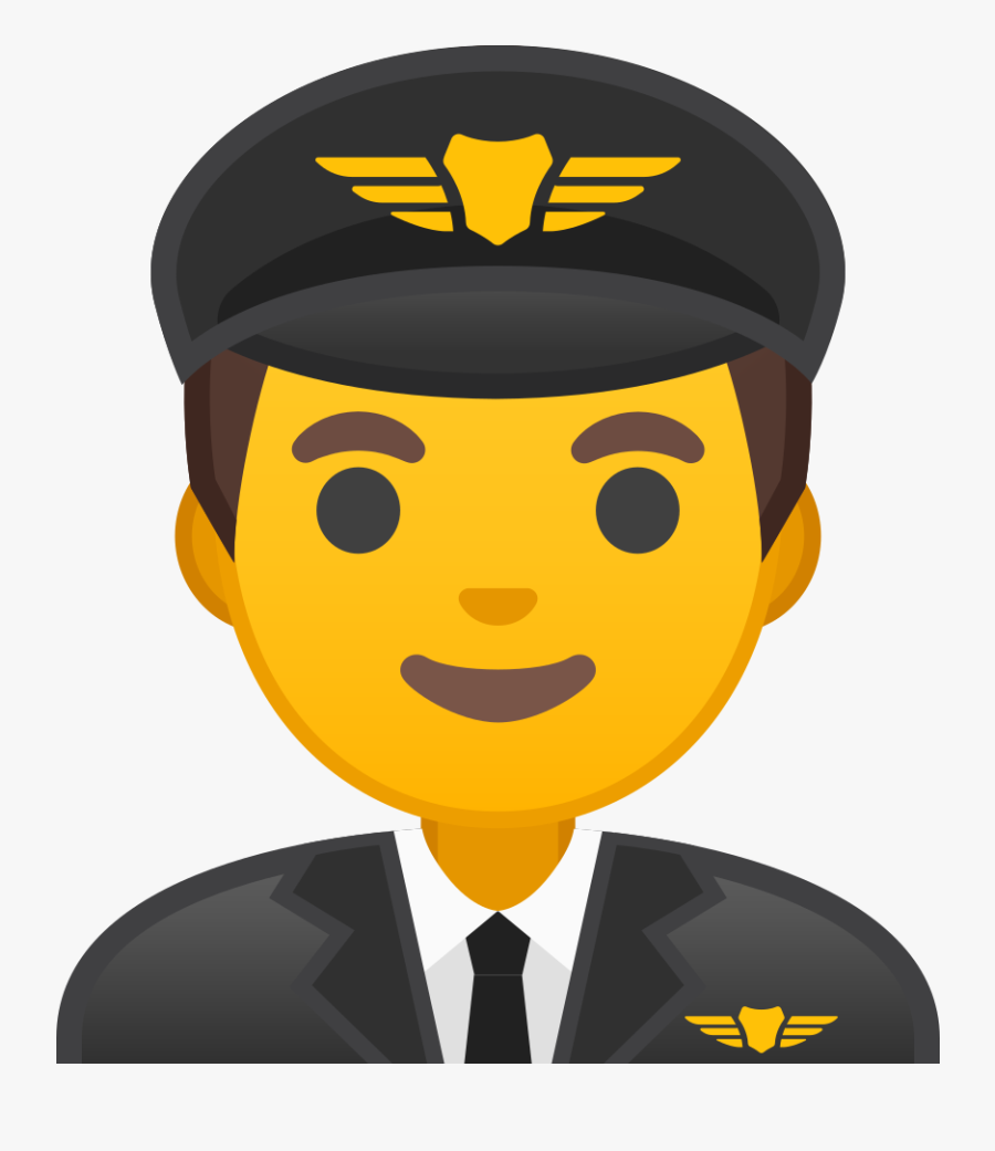 Man Icon Noto Emoji - Pilot Emoji, Transparent Clipart