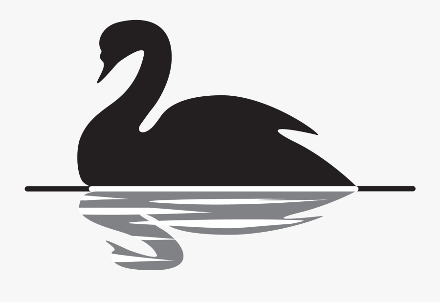 Black Swan Clipart Clip Art - Black Swan Logo Png, Transparent Clipart