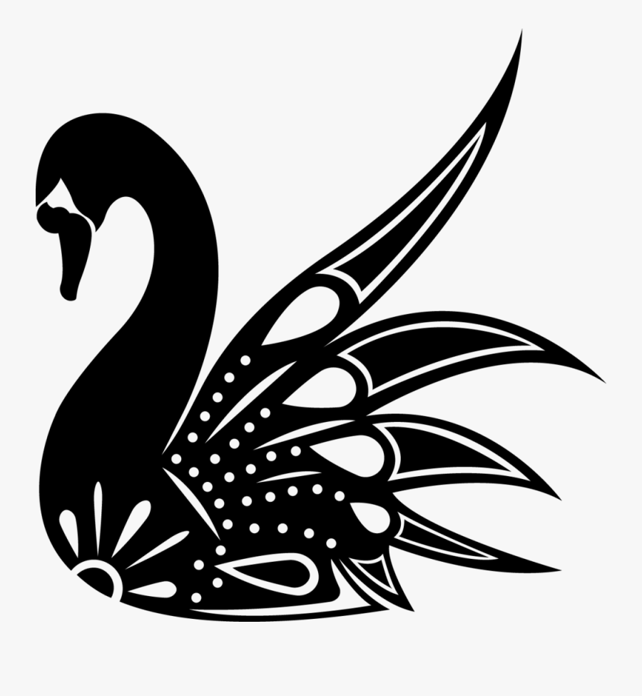 Contact Bali If You - Black Swan, Transparent Clipart